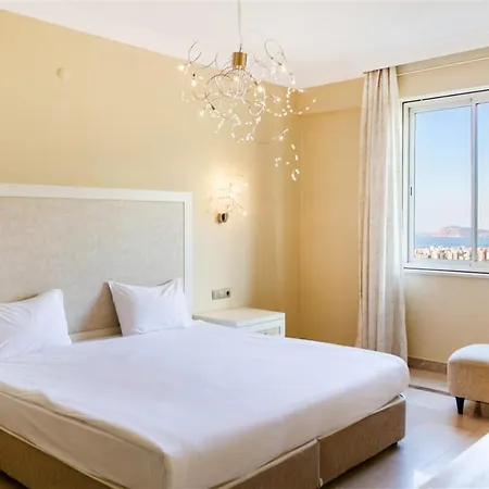 Gold City 2+1 Main Building Flat With Free Aquapark * Alanya