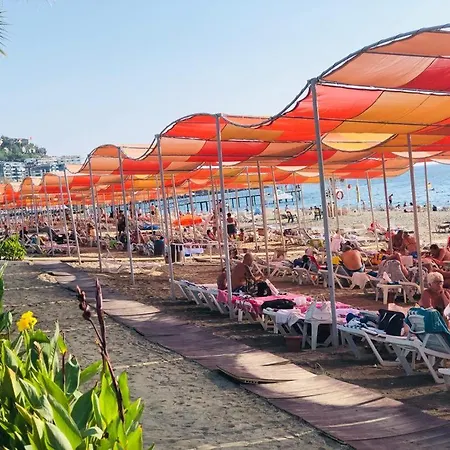 Gold City 2+1 Main Building Flat With Free Aquapark * Alanya